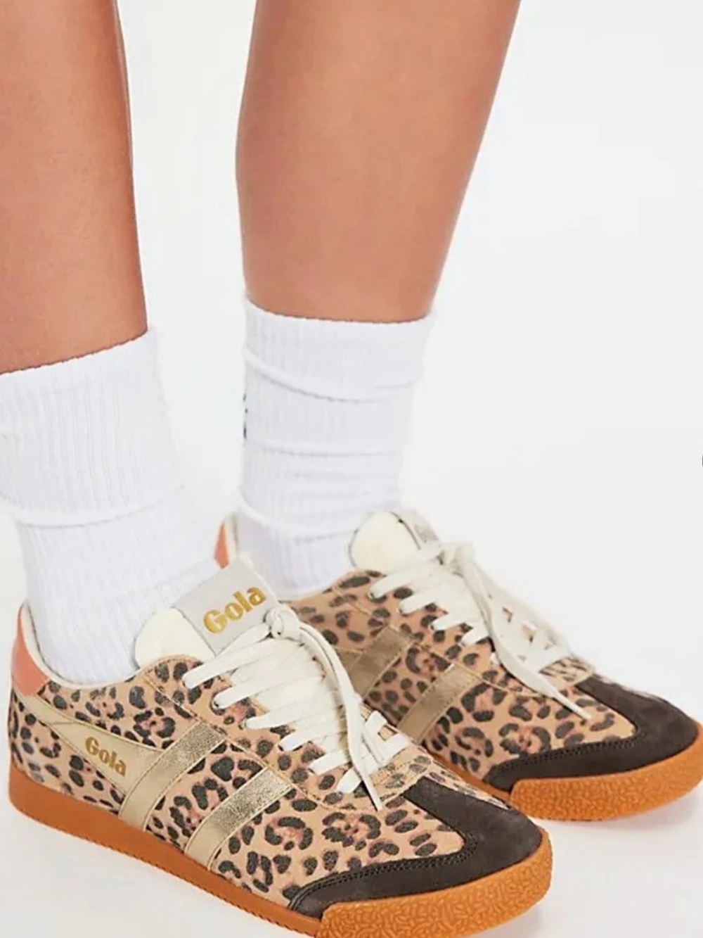 Gola Elan Safari Leopard Print Sneakers US 7
